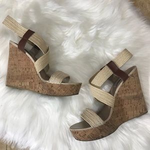 Steve Madden cork Wedge